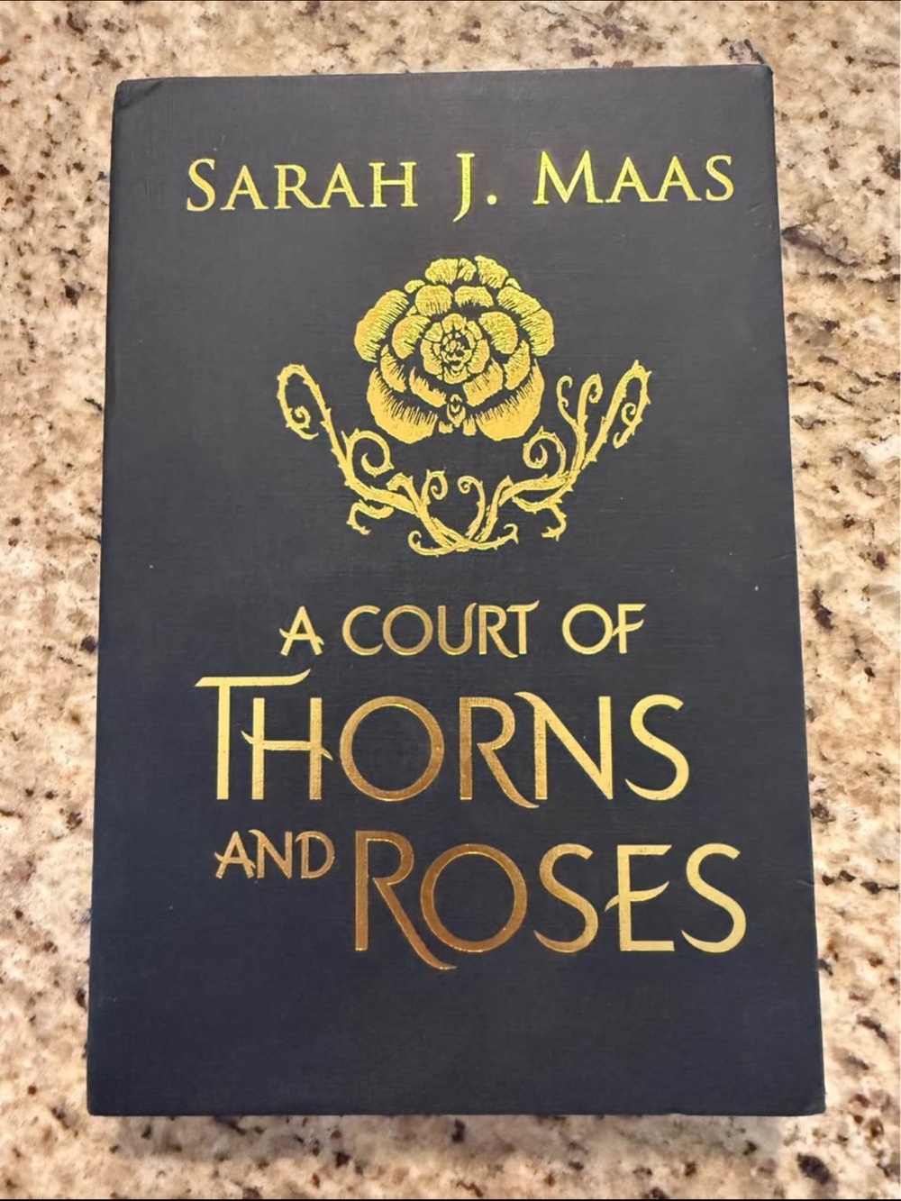 A Court of Thorns and Roses Decorative Hardcover — Black and Gold
